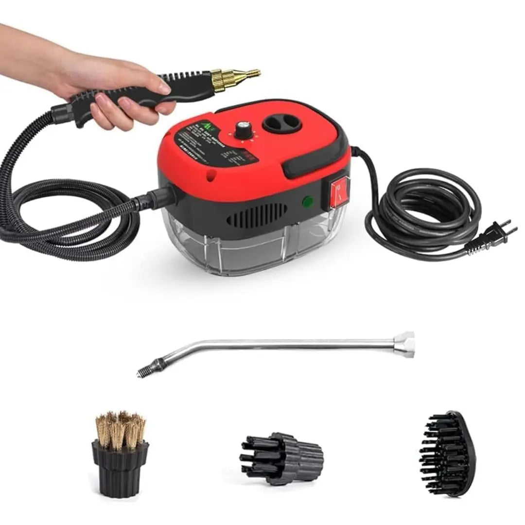 Draxory T3 2500W Handheld Steam Cleaner High Temperature Pressurized Steam Cleaning Machine Portable Car Steamer with Brush Heads