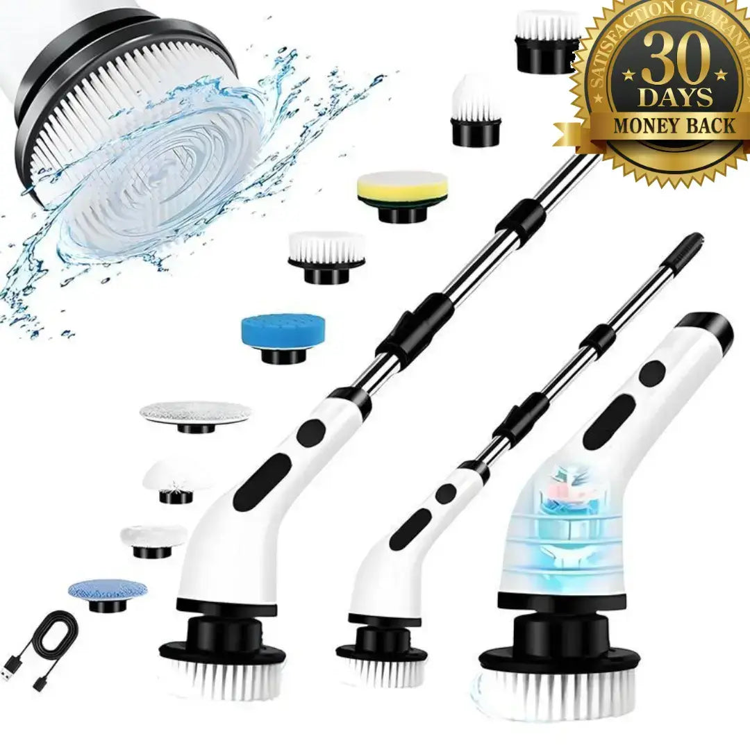 DRAXORY ™ PowerScrub Electric Spin Scrubber