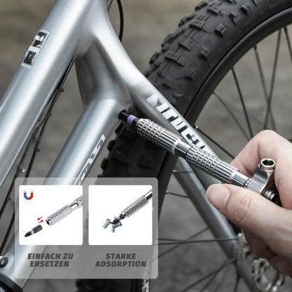 40-in-1 Multifunktions-Ratschenschraubendreher-Set mit magnetischen Bits – Mini Reparatur-Werkzeugset für Haushalt, PC & iPhone