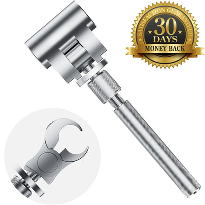 DRAXORY Door Hinge Adjustment Tool, Universal Adjustable Stainless Steel Key for Interior and Exterior Door Hinges