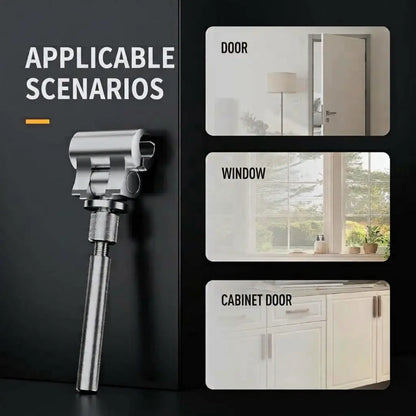 DRAXORY Door Hinge Adjustment Tool, Universal Adjustable Stainless Steel Key for Interior and Exterior Door Hinges