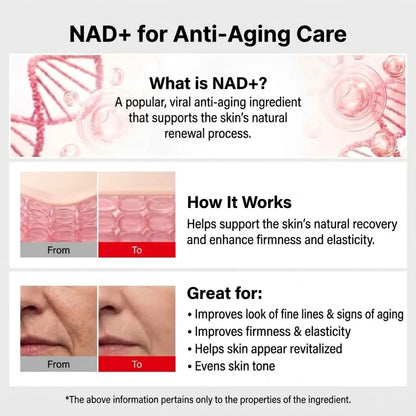 DRAXORY® NAD+ & EGF Age-Defying Firming Serum for Face & Neck