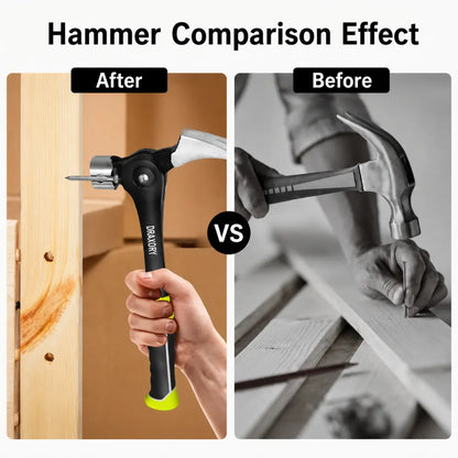 Draxory MagStrike – One-Hand Magnetic Nail Starter Claw Hammer