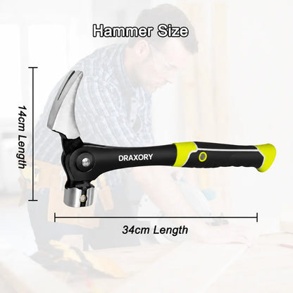 Draxory MagStrike – One-Hand Magnetic Nail Starter Claw Hammer