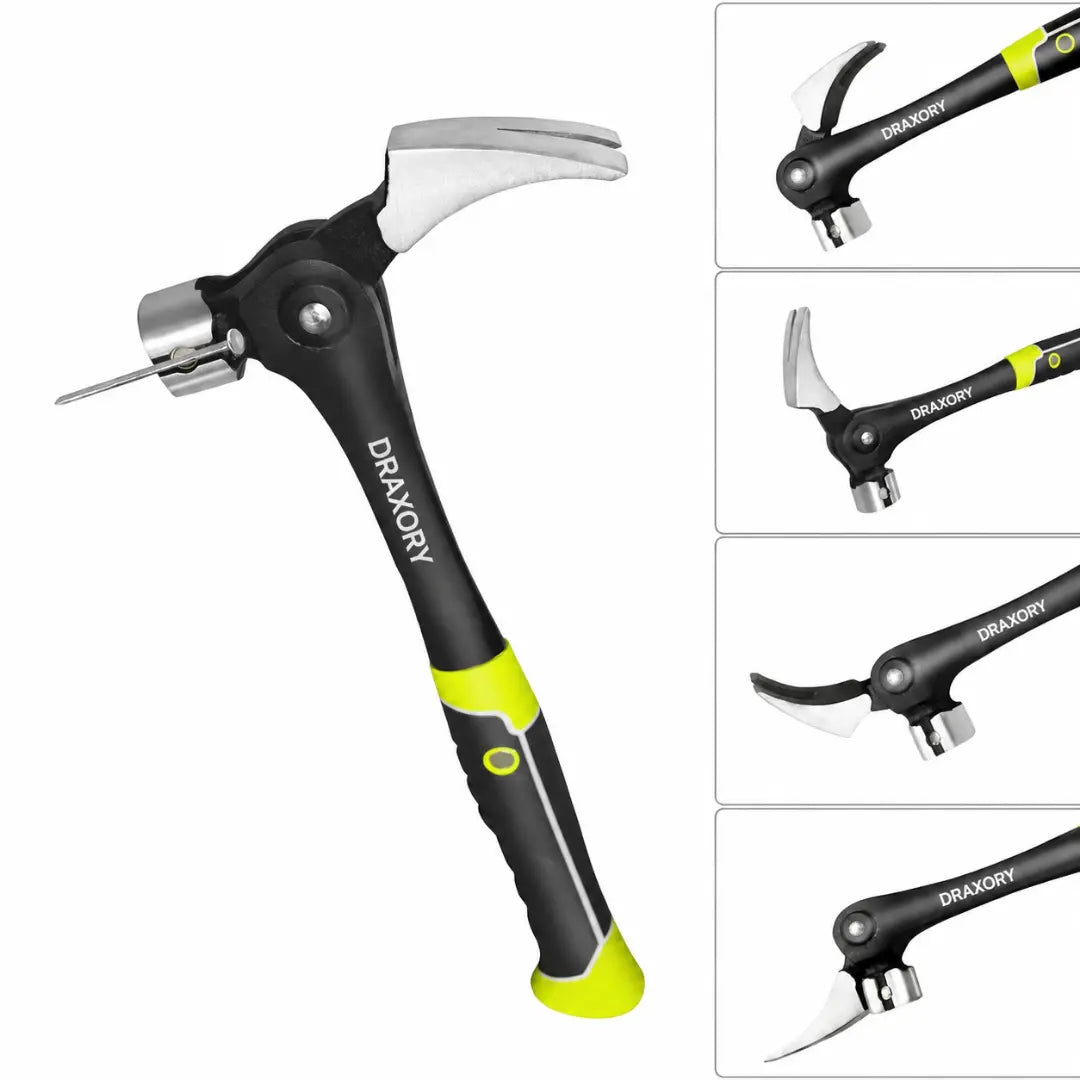 Draxory MagStrike – One-Hand Magnetic Nail Starter Claw Hammer