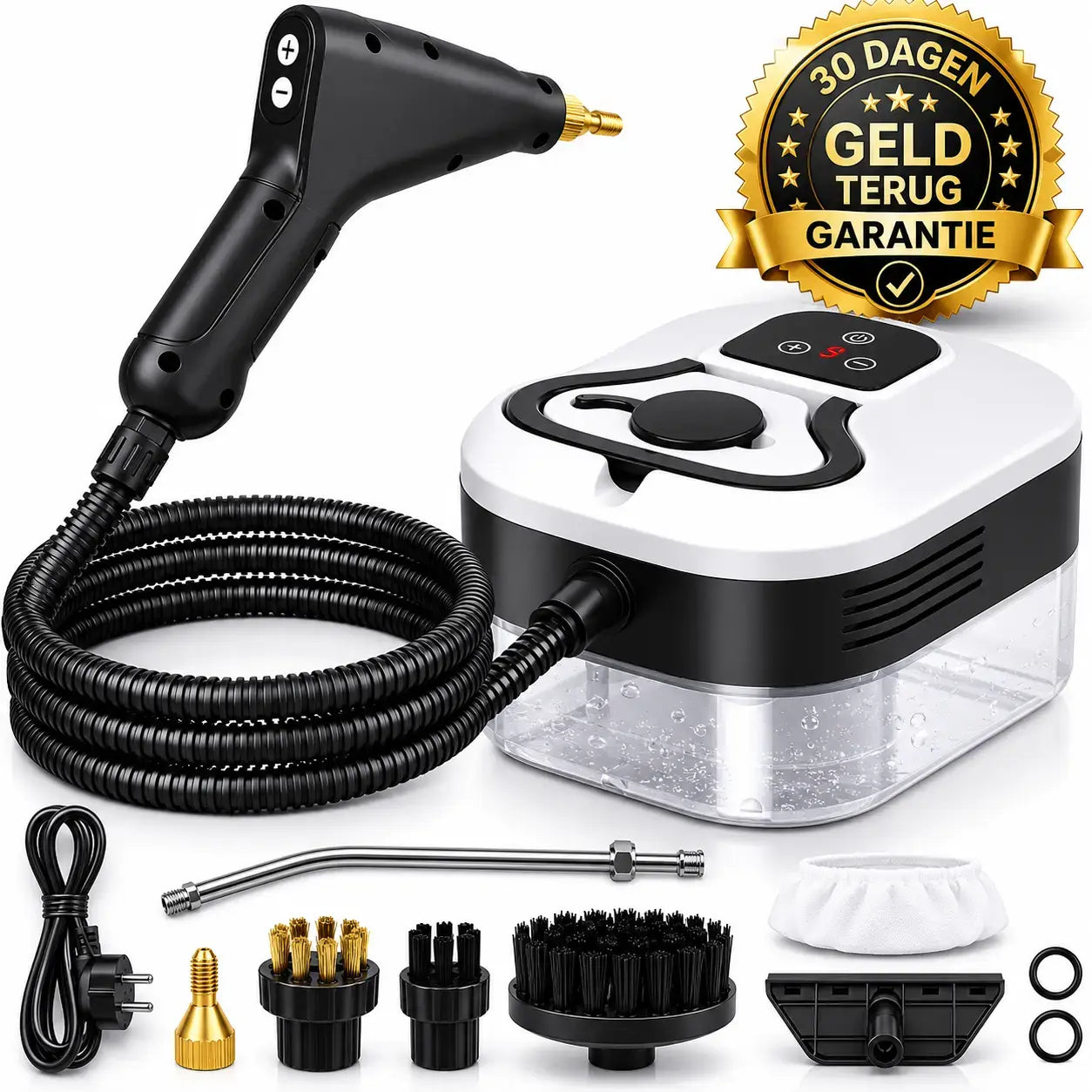DRAXORY T2 2500W High Pressure Steam Cleaner – High-temperature steam cleaning machine for home use, ideal for cleaning air conditioners, kitchen range hoods, car interiors, and floors.
