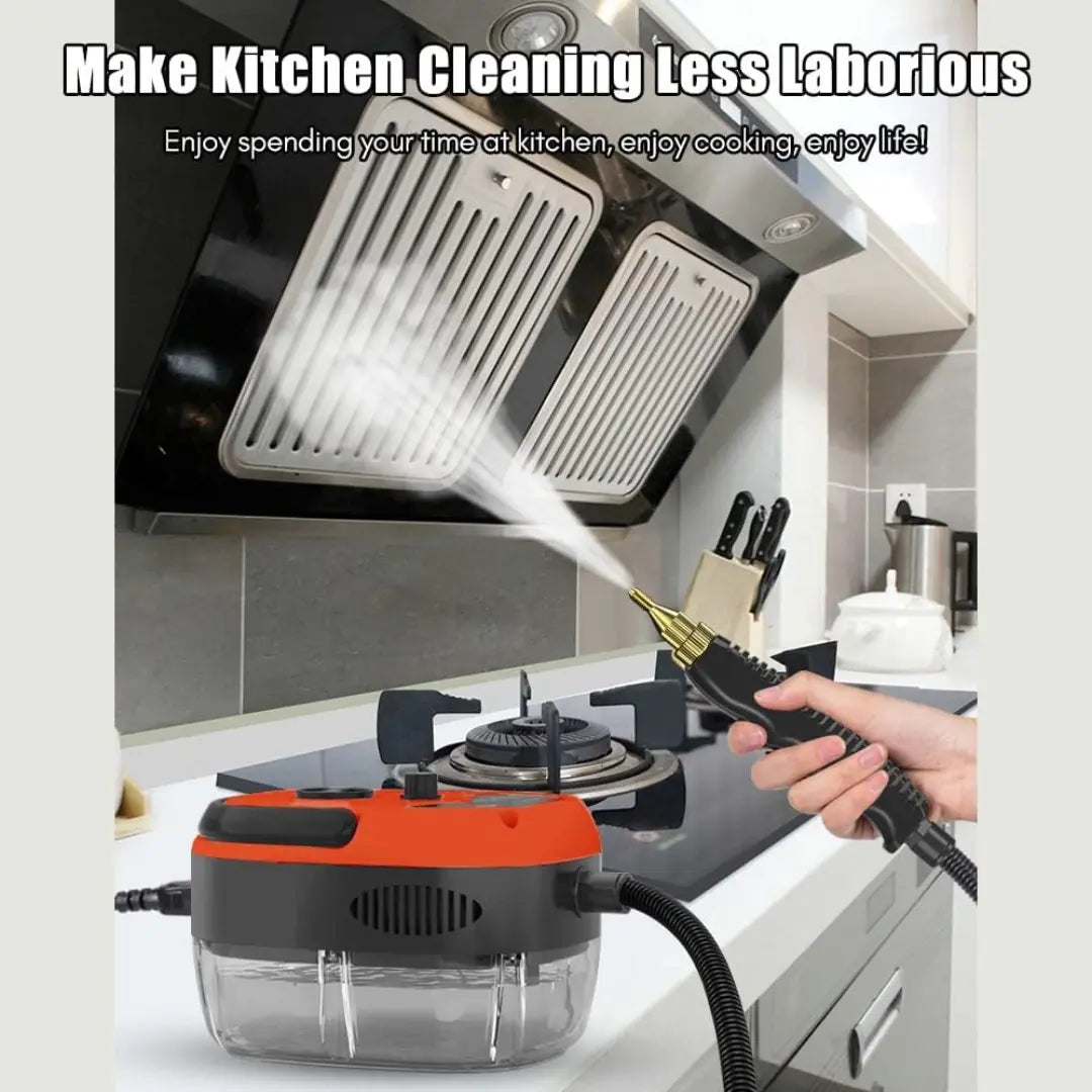 Draxory T3 2500W Handheld Steam Cleaner High Temperature Pressurized Steam Cleaning Machine Portable Car Steamer with Brush Heads
