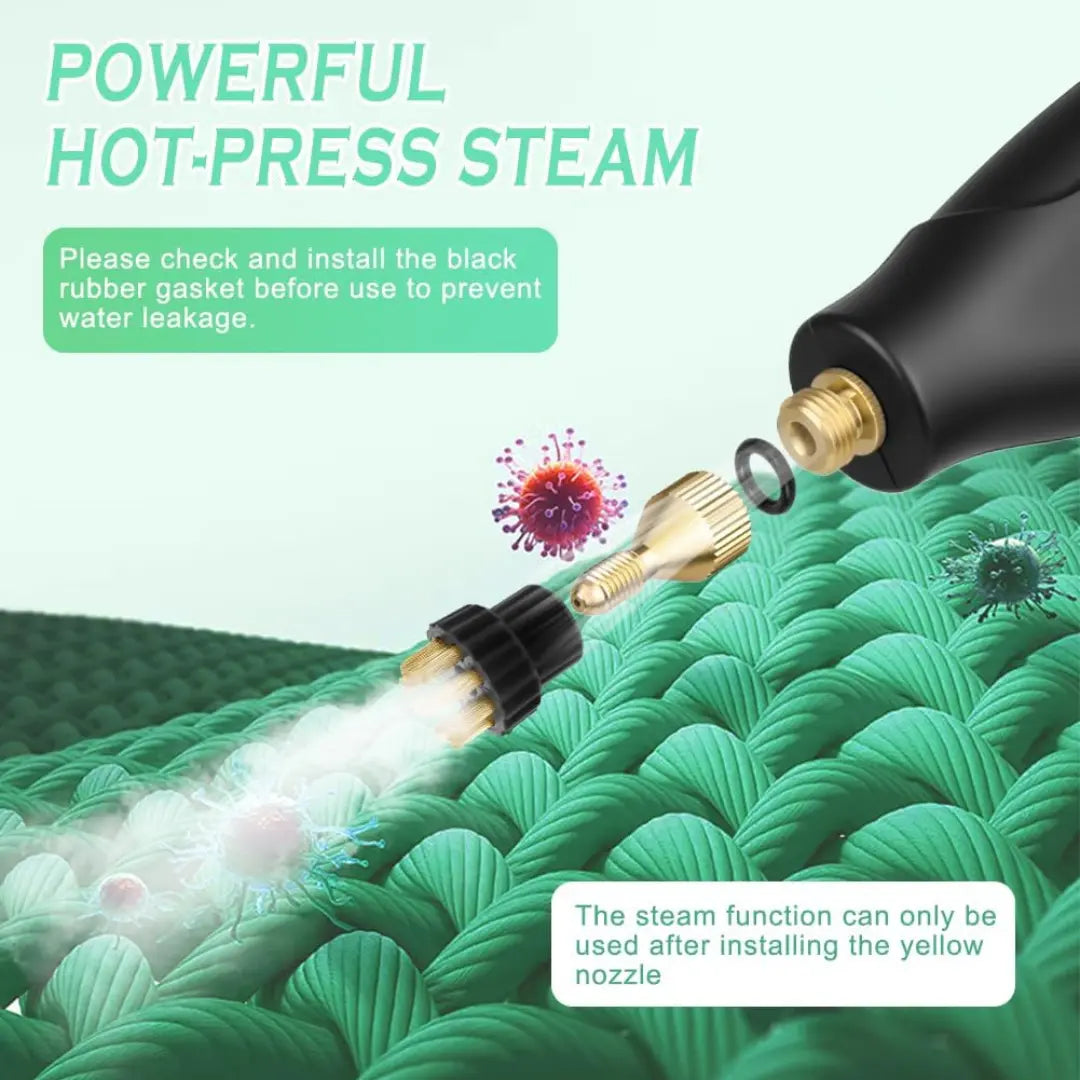 DRAXORY T2 2500W High-Pressure Steam Cleaner, High-Temperature Cleaning Machine for Home Air Conditioners, Kitchen Range Hoods, Car Interiors, and Floor Cleaning