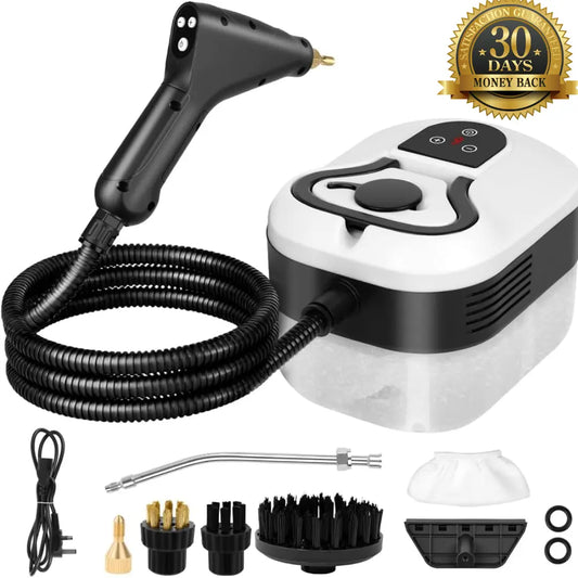 DRAXORY T2 2500W High-Pressure Steam Cleaner, High-Temperature Cleaning Machine for Home Air Conditioners, Kitchen Range Hoods, Car Interiors, and Floor Cleaning