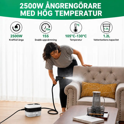 DRAXORY T2 2500W High Temperature High Pressure Steam Cleaner for Home Air Conditioner Cleaning, Kitchen Hoods, Car Interiors, and Floors